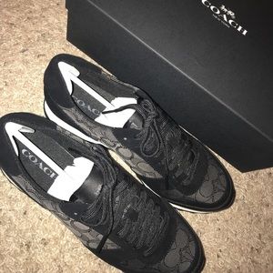 Black and Grey Coach sneakers ‼️SOLD‼️